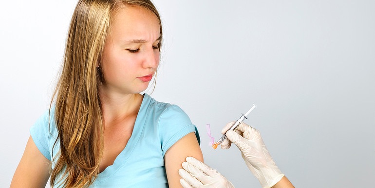 Drop in pre-cancerous cervical changes in Australia after HPV vaccination introduced