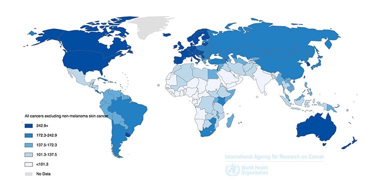 Most types of cancer not due to “bad luck”, says IARC